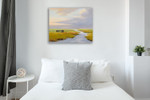 Grazing Cattle Wall Art Print on the wall