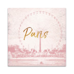 Pink Paris Wall Art Print