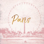 Pink Paris Wall Art Print