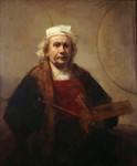 Self Portrait With Two Circles Rembrandt