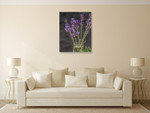 Lavender Jar II Wall Art Print on the wall