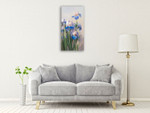 Iris French Cancan Wall Art Print on the wall