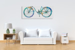 Bike Ride II Wall Art Print on the wall