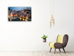 Cinque Terre Wall Art Print on the wall