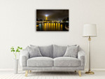 Eiffel Tower Lights Wall Art Print on the wall