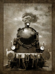 Steam Engine Wall Art Print