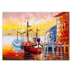 Venice Italy Boats Wall Art Print