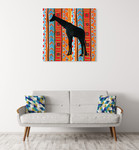 African Animal III Wall Art Print on the wall