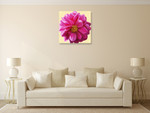 Flower Art IV Wall Art Print on the wall