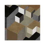 Cubic in Neutral II Wall Art Print