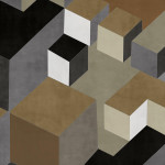 Cubic in Neutral II Wall Art Print