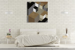 Cubic in Neutral II Wall Art Print