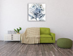 Japanese Peony II Wall Art Print on the wall