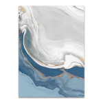 Blue Velour I Wall Art Print