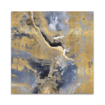 Stone With Gold and Gray I Wall Art Print