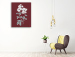 Pomegranate Botanical III Wall Art Print on the wall