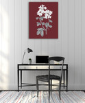 Pomegranate Botanical III Wall Art Print on the wall