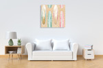 Surfs Up Pattern VIIIC Wall Art Print on the wall
