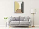 Mid Century Circles IV Wall Art Print on the wall