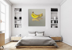 The Banana Wall Art Print on the wall