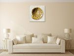 Golden Ocean Gems Wall Art Print on the wall