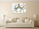 Octo Wall Art Print on the wall