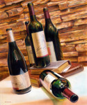 Wine Collection I Wall Art Print