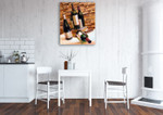 Wine Collection I Wall Art Print on the wall