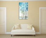 Azure Land II Wall Art Print on the wall