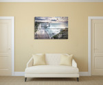 Cliff View Wall Art Print on the wall