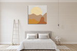 Desert Sun I Wall Art Print on the wall