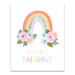 Lets Chase Rainbows I Wall Art Print