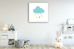 Sleepy Cloud I Wall Art Print on the wall