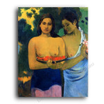 Two Tahitian Women with Mango Blossoms