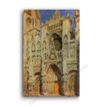 Monet | Rouen Cathedral Sunlight Effect2
