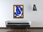 Blue Nude on the wall
