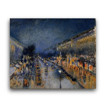 Camille Pissarro | Boulverd Monmartre Night Effect
