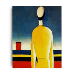 Kasimir Malevich | Half-Figure in a Yellow Shirt
