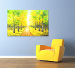 Knife Painting YA1328 on the wall