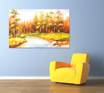 Knife Painting YA1344 on the wall