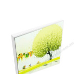 White Floating Frame