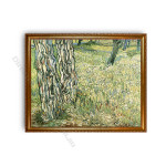 Tree Trunks and Grass Gold A1 Frame