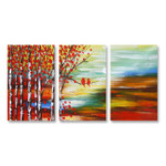 Knife Painting SAH005 - 3panels