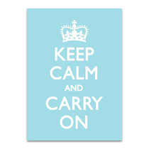 Keep Calm Wall Art Print