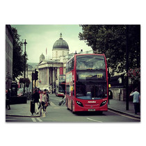 Double Decker Bus London Wall Print