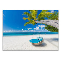 Tropical Beach Getaway Wall Print