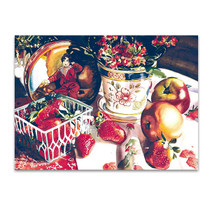  Apple and Strawberry Wall Art Print