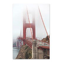 Golden Gate Bridge in Fog Wall Art Print