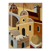 Village Scenery I Wall Art Print