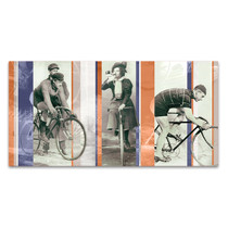 Vintage Bicycling Wall Art Print